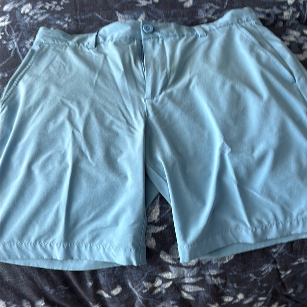 Vineyard Vines Light Blue Men's Flat Front Shorts
